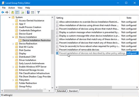 How to stop drivers installation from Group Policy