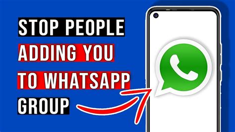 How to stop random people from adding you to WhatsApp groups