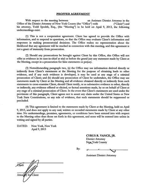 How to support for this proffer