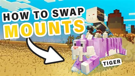 How to swap mounts in Minecraft Legends
