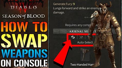 How to swap weapons in Diablo 4