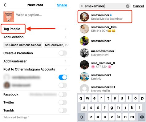 How to tag someone in a new Instagram post