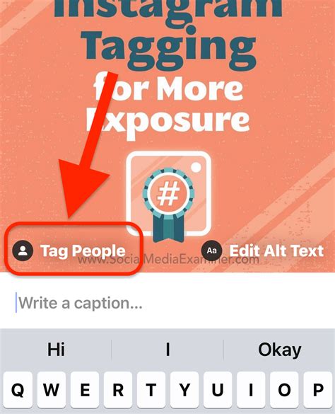 How to tag someone in an existing Instagram post