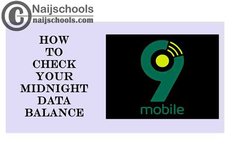 How to tick 9mobile Midnight Plan Data Balance