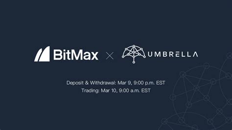 How to trade UMB Token on BitMax