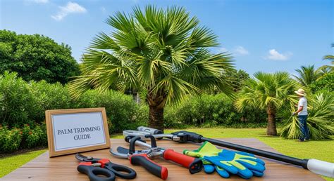 How to trim palm trees in your garden