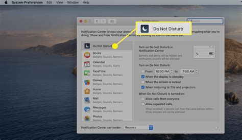 How to turn off notifications on Mac using Do Not Disturb