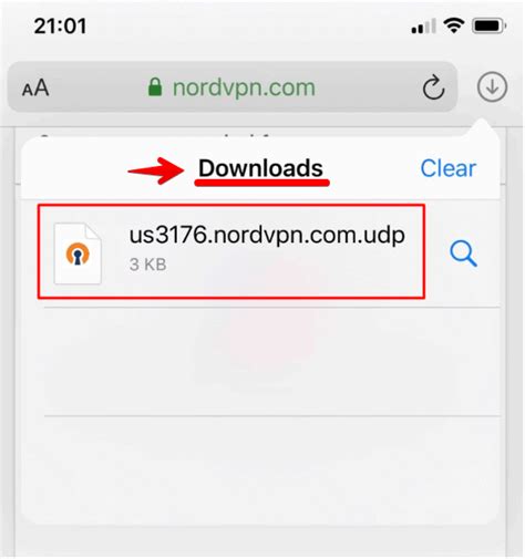 How to turn up the Downloaded Config File