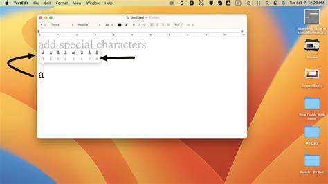How to type special characters on Mac