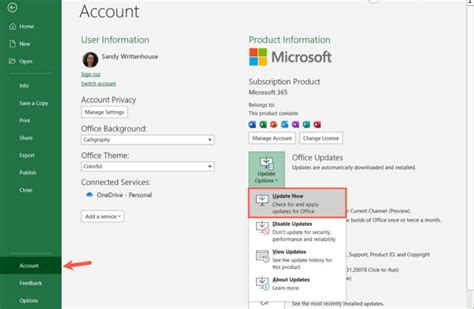 How to update Office apps on Windows 10