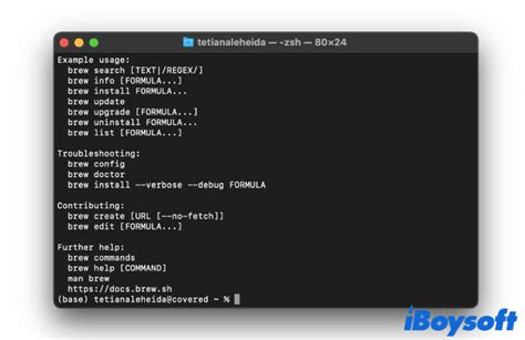 How to update or remove Homebrew from your Mac
