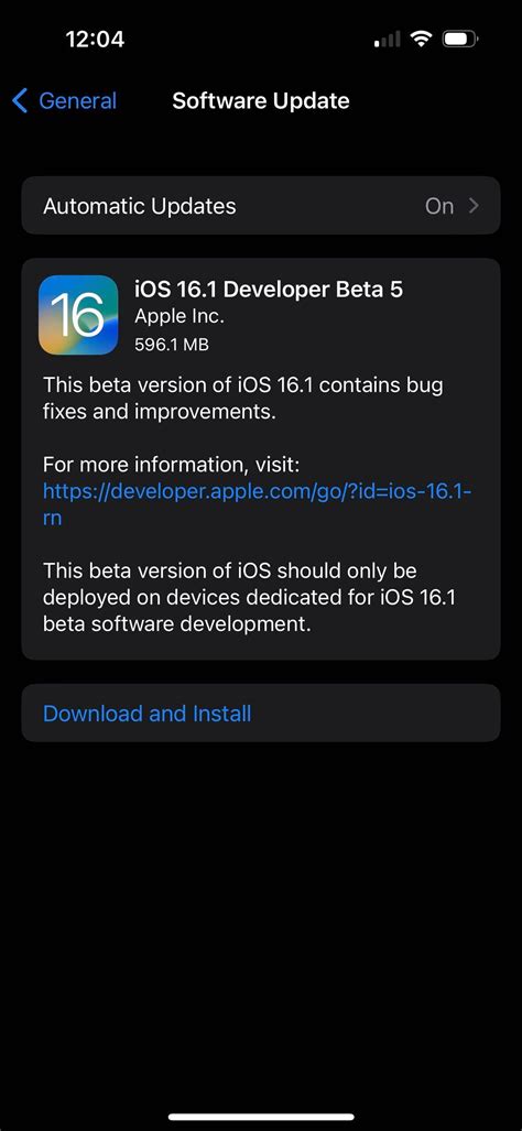How to update to iOS 16.1