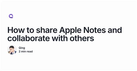How to use Apple Notes to collaborate with others