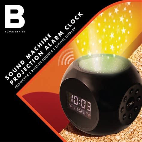 How to use Black Series Sound Machine Projection Alarm Clock