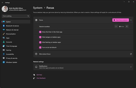How to use Focus on Windows 11