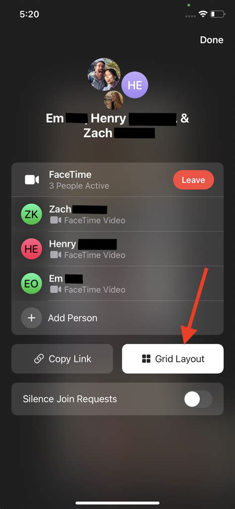 How to use Grid View in FaceTime in iOS 15