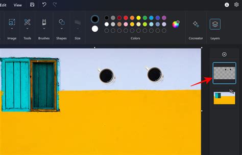 How to use Layers feature on Paint