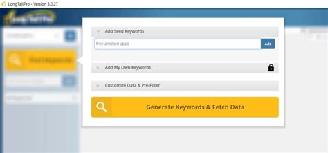 How to use LongTailPro to find better keywords