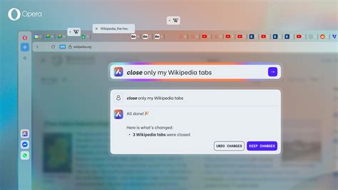 How to use Opera AI tab management