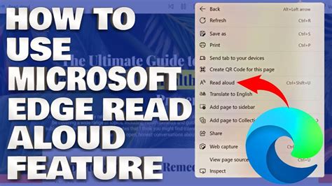 How to use Read Aloud in Edge