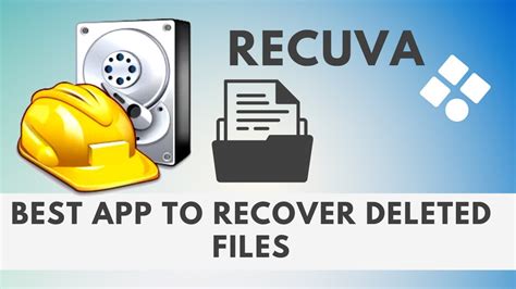 How to use Recuva to recover deleted files