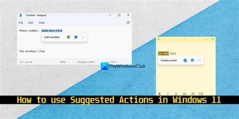 How to use Suggested action for events