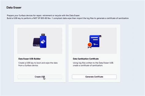 How to use Surface Data Eraser