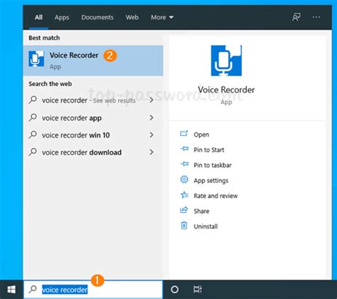 How to use Voice Recorder app on Windows 10