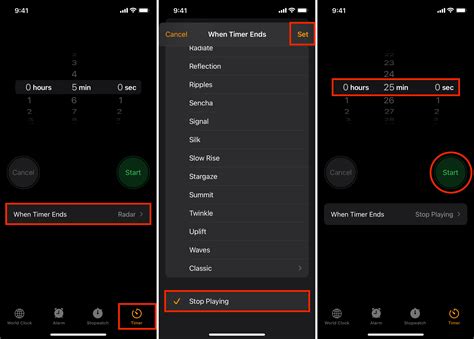 How to use a music timer