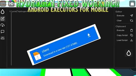 How to use hacks for roblox on Android Hydrogen latest version 4.0 
