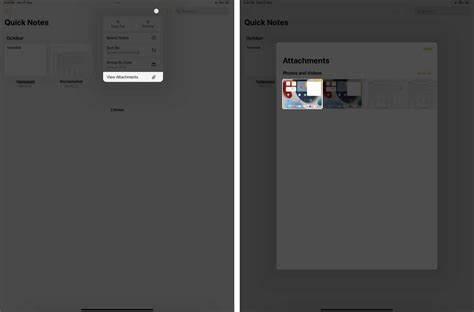 How to view Quick Notes on iPad
