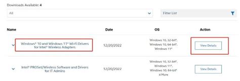 How to view wireless driver details on Windows 11