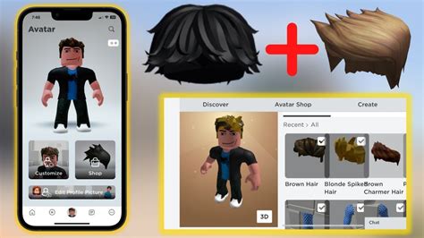 How to wear two hairs on Roblox Mobile 2022 - Quora