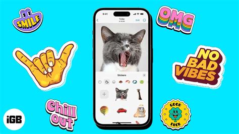 How toMake Live Stickers via Messages Appin iOS 17