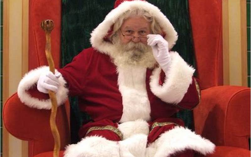 Howard Langston Refusing To Sit In Santa'S Lap