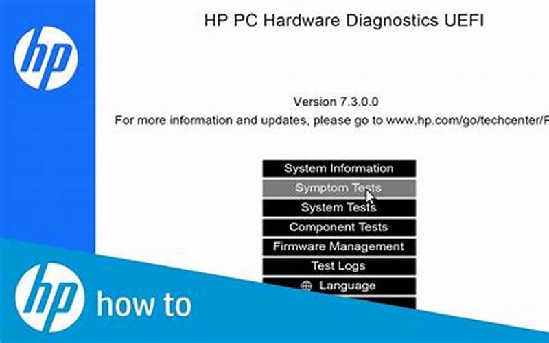 Hp Hardware Diagnostics Key Use