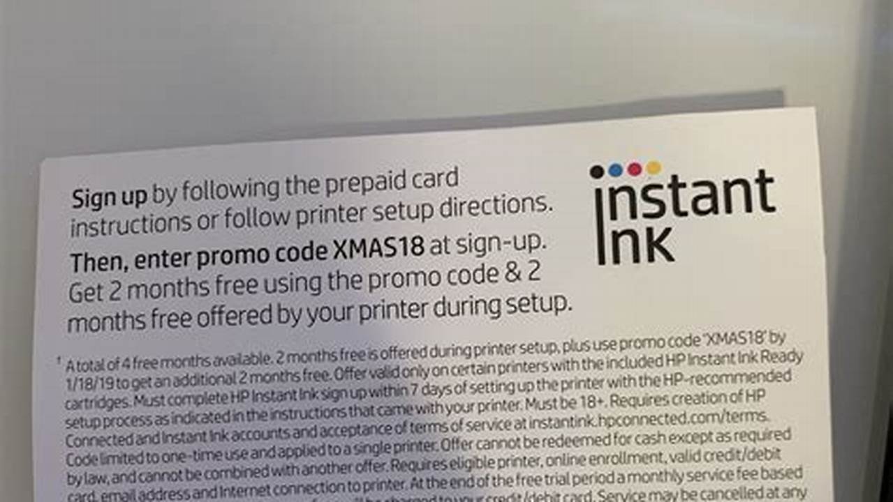 Hp Instant Ink Pin Code 2025