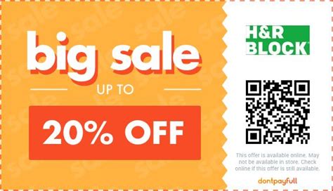 Hr Block Coupon Code 2024 Printable