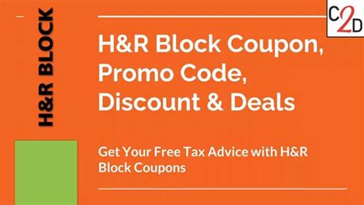 Hrblock Discount Code 2024