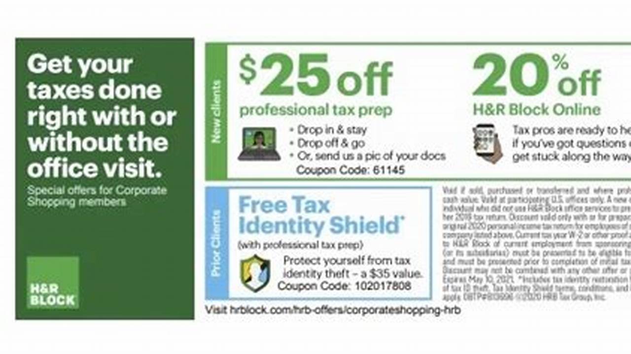 Hrblock Promo Code 2024