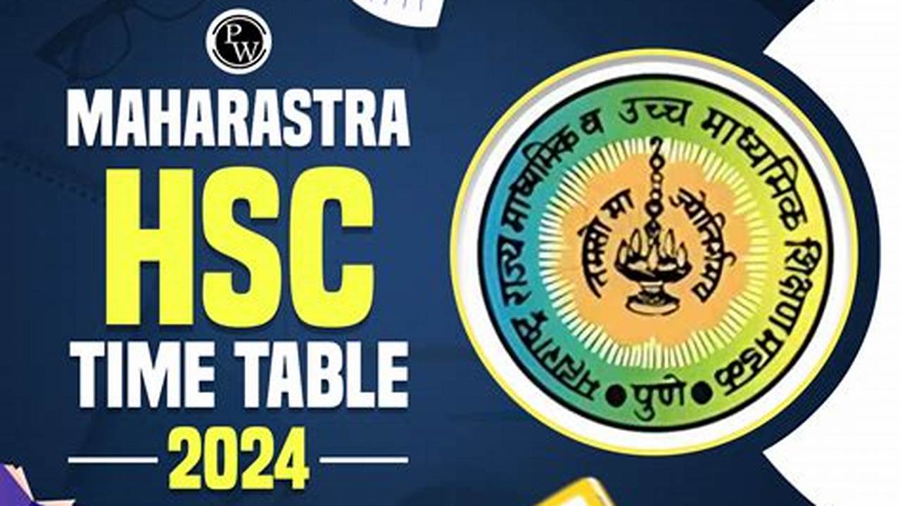 Hsc Class 12 Time Table 2024