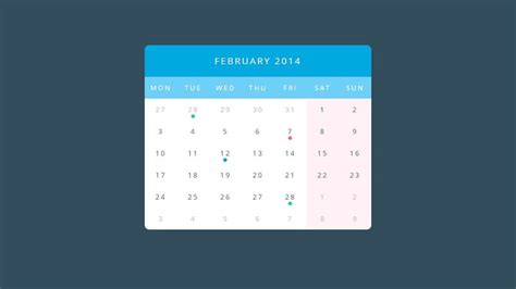 Html Calendar Code Generator Free