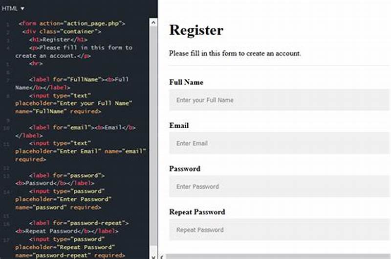 Html Form Code