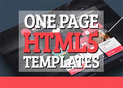Html5 Single Page Template
