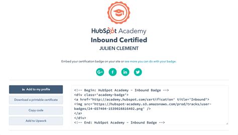 HubSpot Academy Certifications