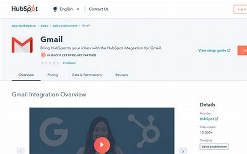 Hubspot Crm Gmail Integration