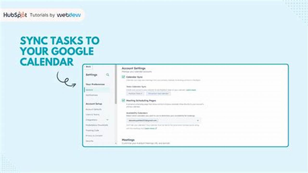 Hubspot Tasks Google Calendar