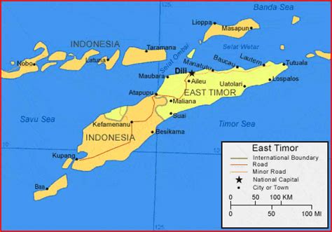 Hubungan Geografis Timor Leste dengan Negara Tetangga