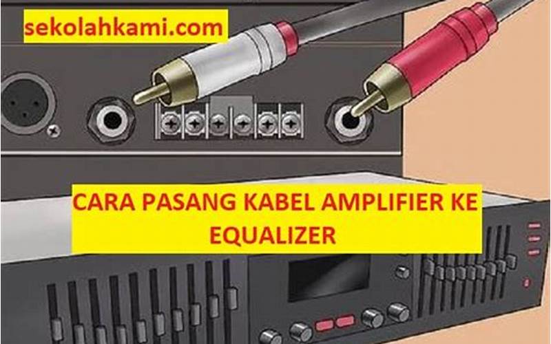 Hubungkan Kabel Listrik Ke Amplifier Booster