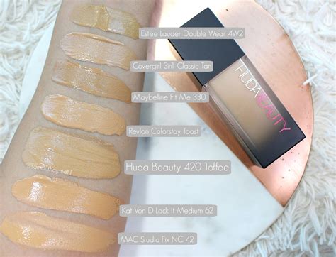 Huda Faux Filter Foundation Colour Match